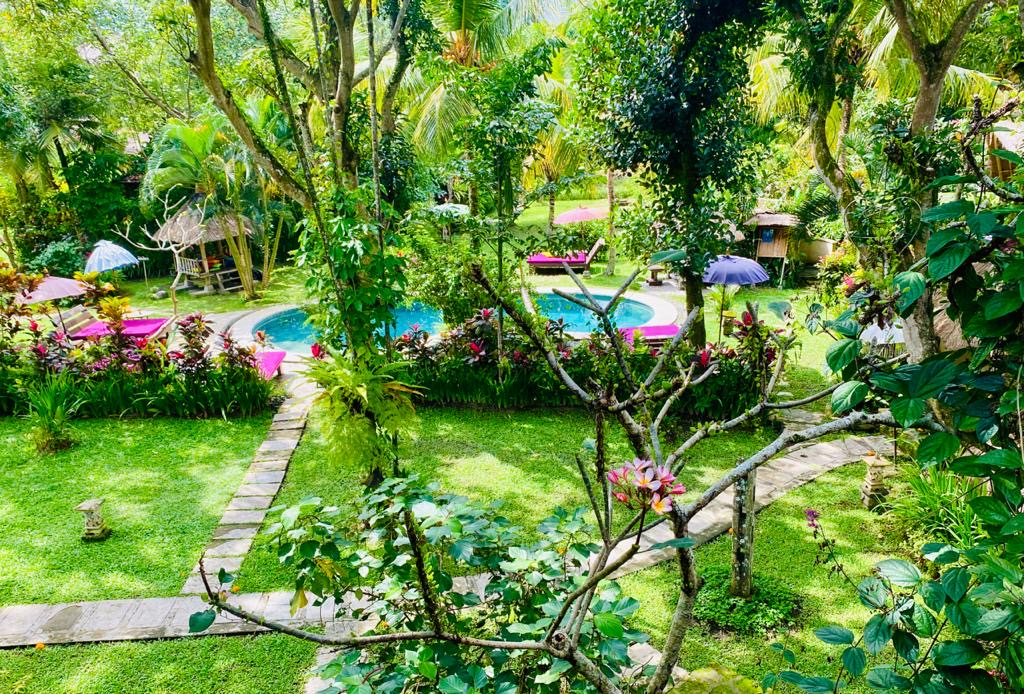 Bali Yoga Retreat tranquil gardens
