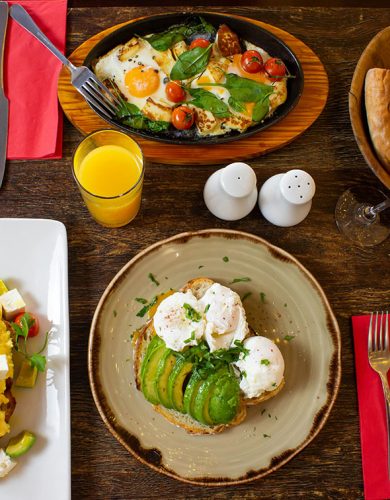 Delicious food at yoga retreat in Portugal